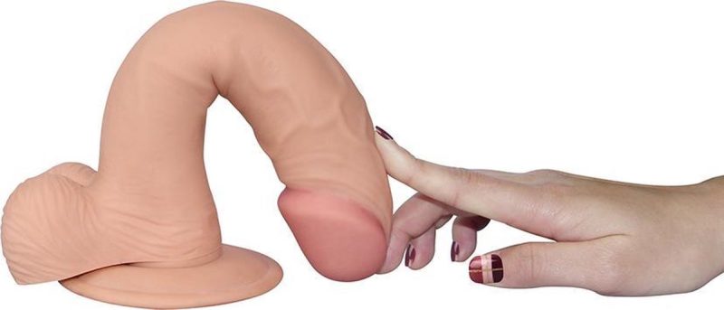 9" Non Vibrating Soft Dude Vibrator