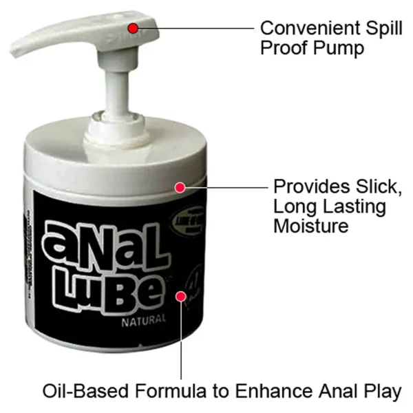 Anal Lube Natural 4.5 Ounce