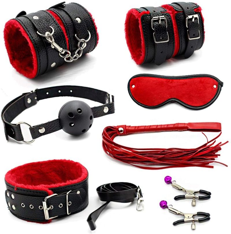 BDSM Set Black & Red