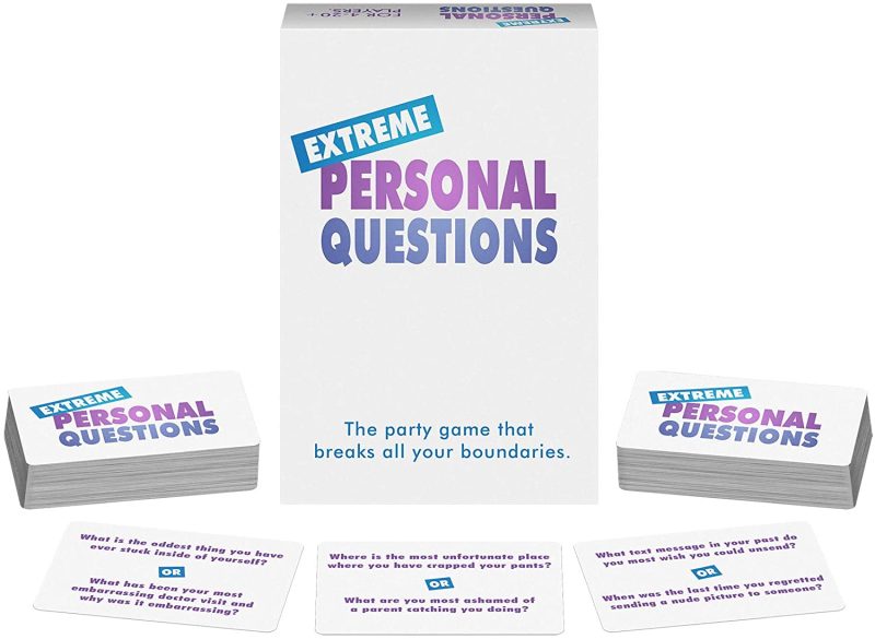 Extreme Personal Questions Adult Party Game