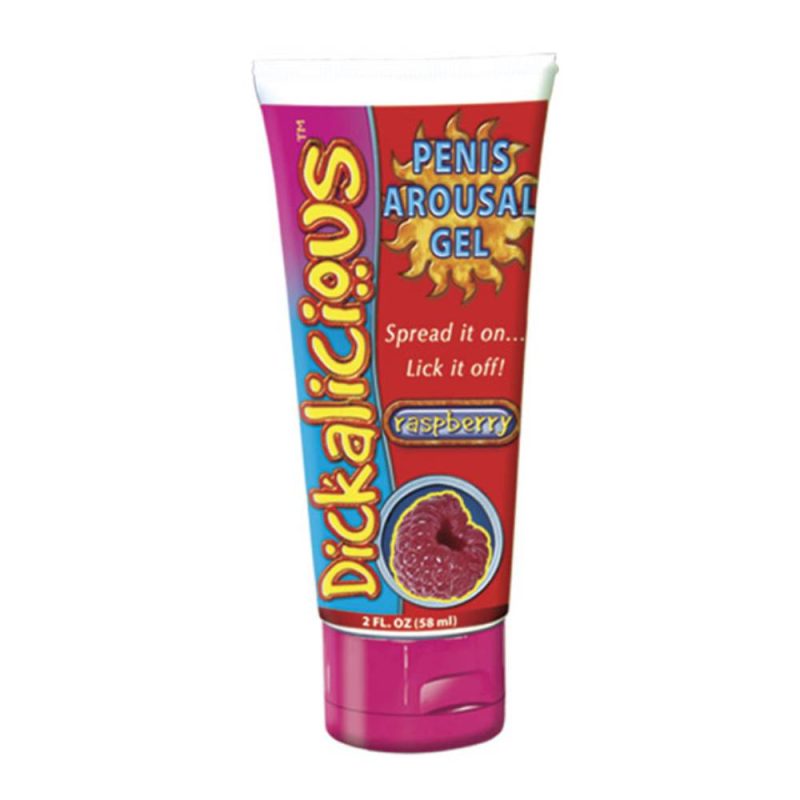 Dickalicious Penis Arousal Gel 2 Ounce Raspberry