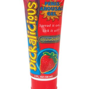 Dickalicious Penis Arousal Gel 2 Ounce Strawberry