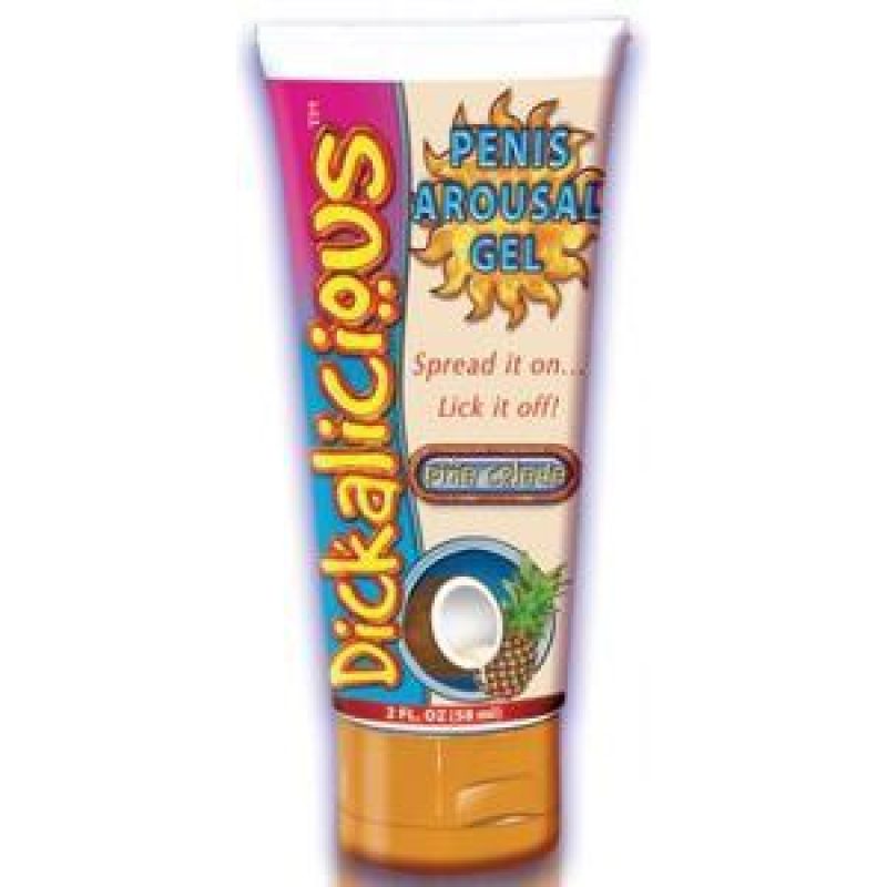 Dickalicious Penis Arousal Gel 2 Ounce Pina Colada