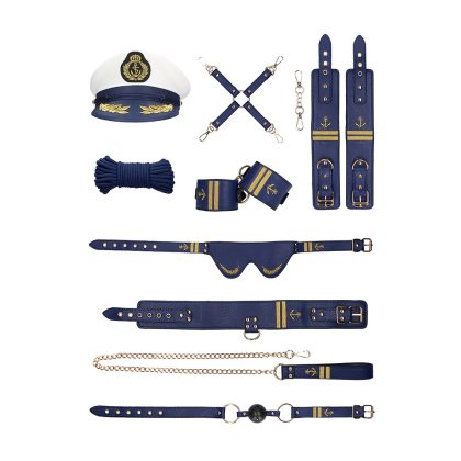 10 in 1 Sailors Bdsm Kit (BLUE)