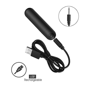 Rechargeable Bullet Vibrator (Black)