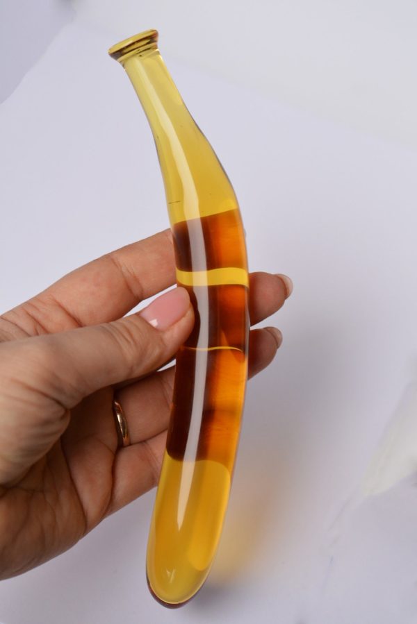 Banana glass Dildo Glass wand Sex Toy