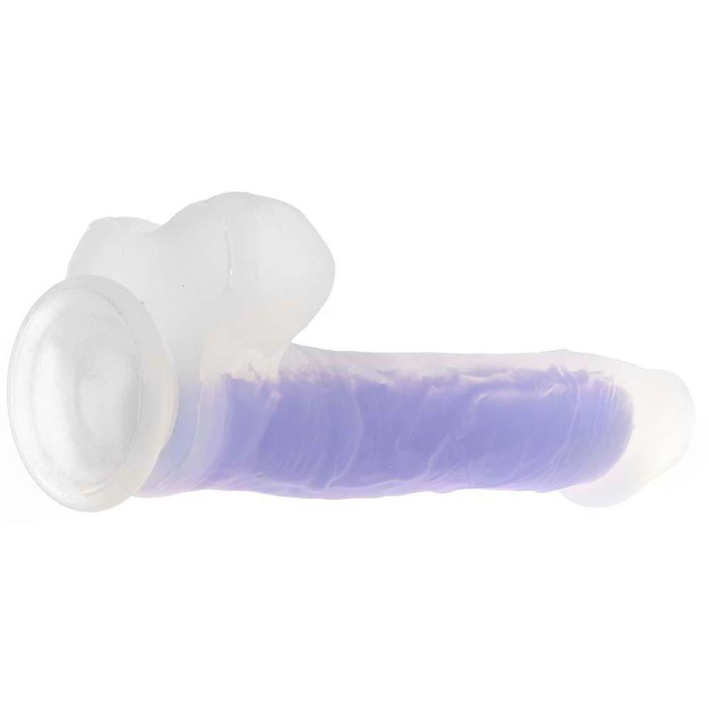 Glow in the dark Dildo purple