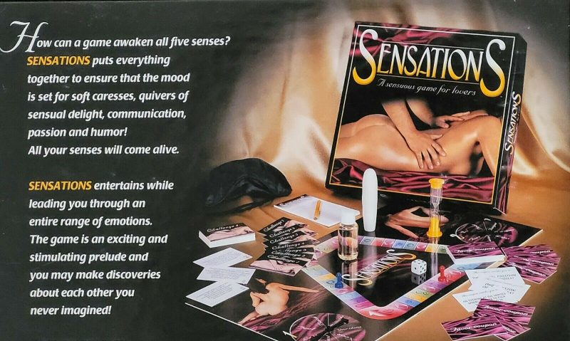 Sensations A Sensuous Game For Lovers Board Game