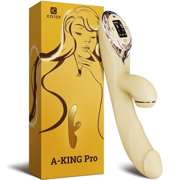 KISSTOY A KING PRO Suction Heating Vibrator With LED Screen
