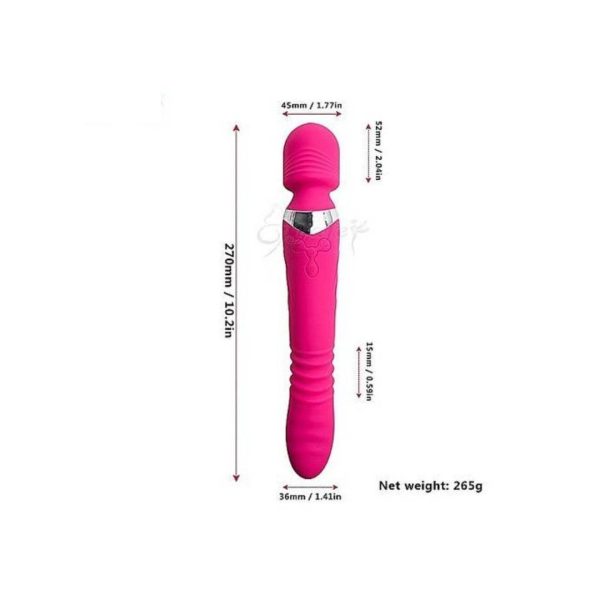 Luckly Magic Wand with Heating Function (Pink)