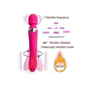Luckly Magic Wand with Heating Function (Pink)