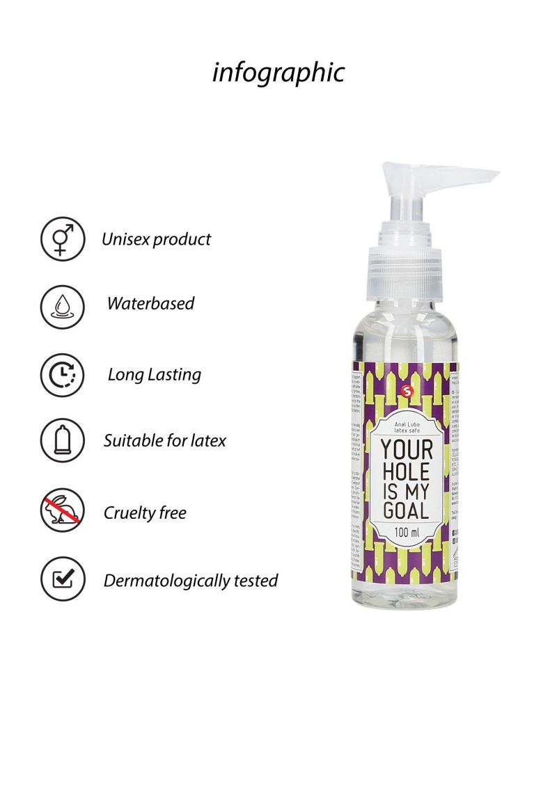 Anal Lube - Your Hole Is My Goal - 100 ml