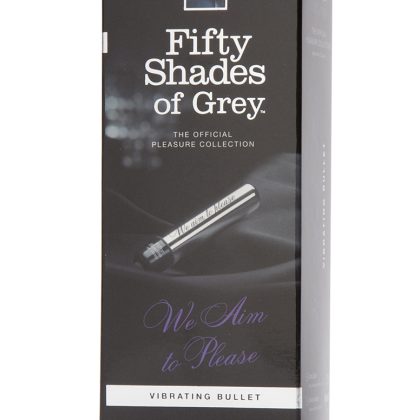 We Aim To Please Vibrating Bullet - Silver (FS-40167 / Fifty Shades Of Grey)