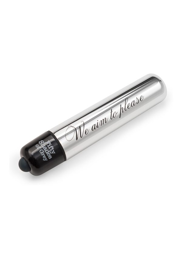 We Aim To Please Vibrating Bullet - Silver (FS-40167 / Fifty Shades Of Grey)