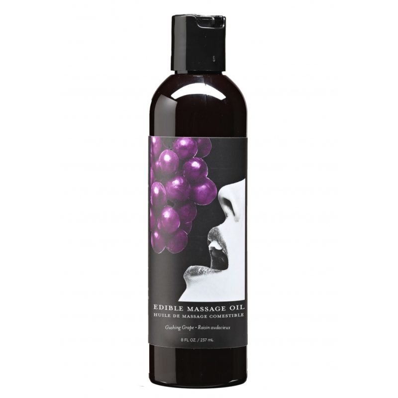 Grape Edible Massage Oil - 8oz / 237ml