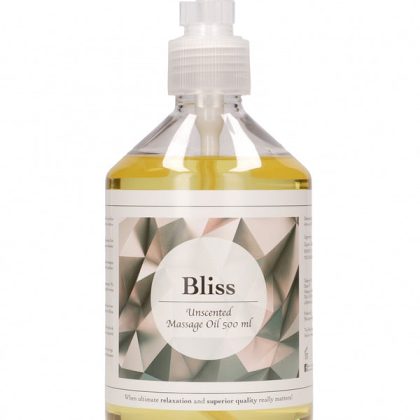 Bliss - Unscented Massage Oil - 500 ml