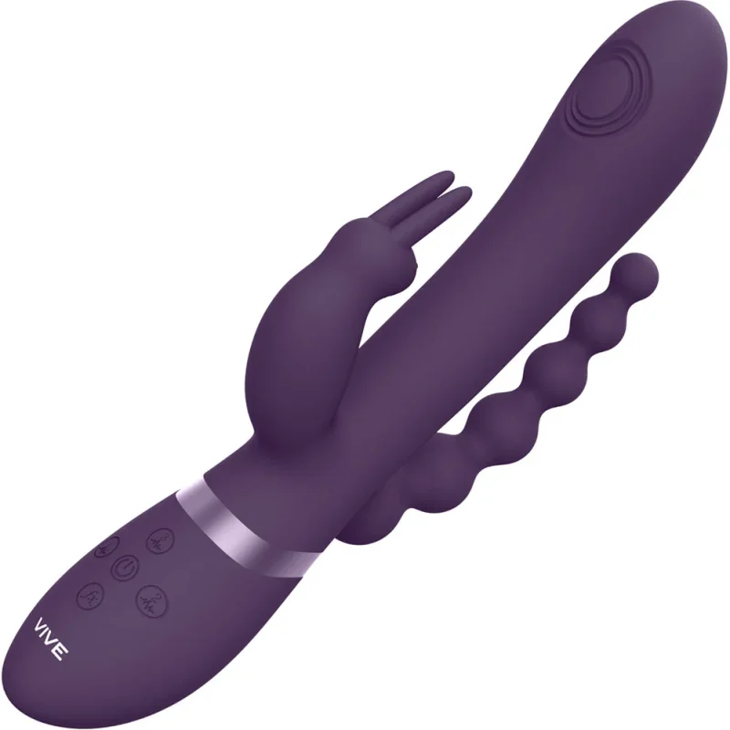 Rini - Pulse Wave & Vibrating Double Penetration Rabbit