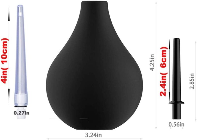 8cm Douche bottle (Black)