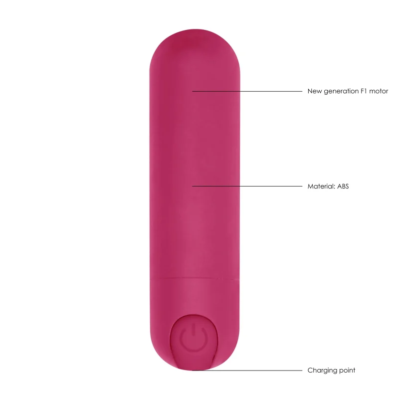 10 Speed Rechargeable Bullet – Pink