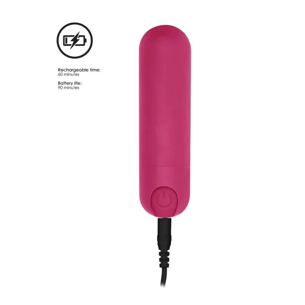 10 Speed Rechargeable Bullet – Pink
