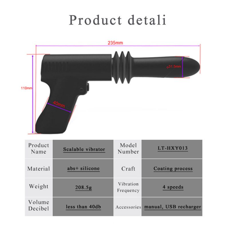 Gun Thrusting Vibrator