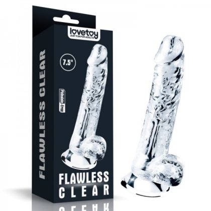 7.5" Flawless Clear Dildo