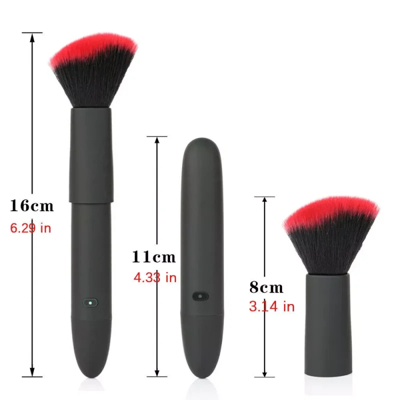 Detachable Makeup Brush Vibrator