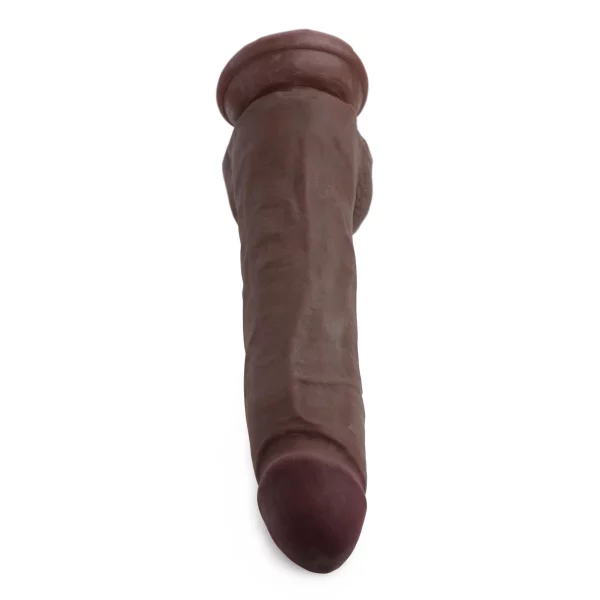 7" full length high Satisfaction Silicone Dildo (Brown)
