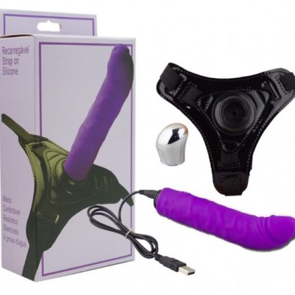 Luvkiss vibrator & Strap-on belt