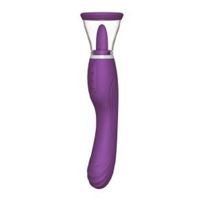 Sucking Vibrator with Cup (Purple)