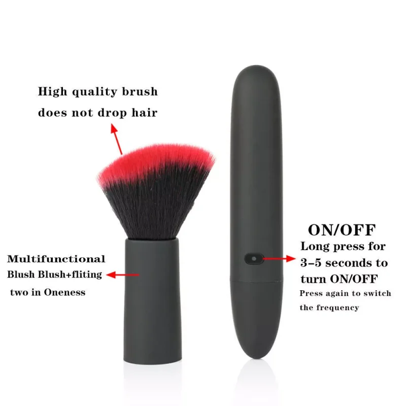 Detachable Makeup Brush Vibrator