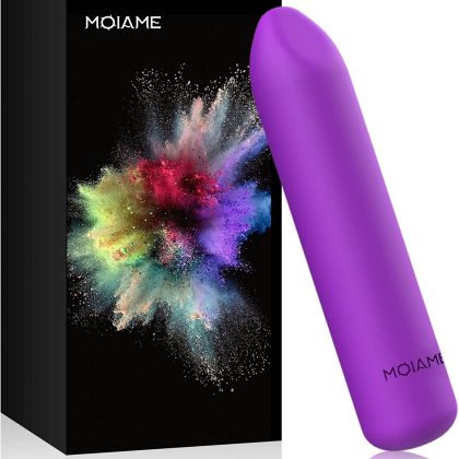 Rechargeable 100% Silicone Bullet Vibrator (Purple)