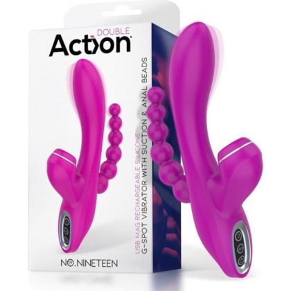 Ao Lei Sucking Vibrator - Tripple Head (Purple)