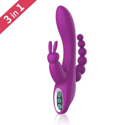 Ao Lei Rabbit Vibrator - Tripple Head