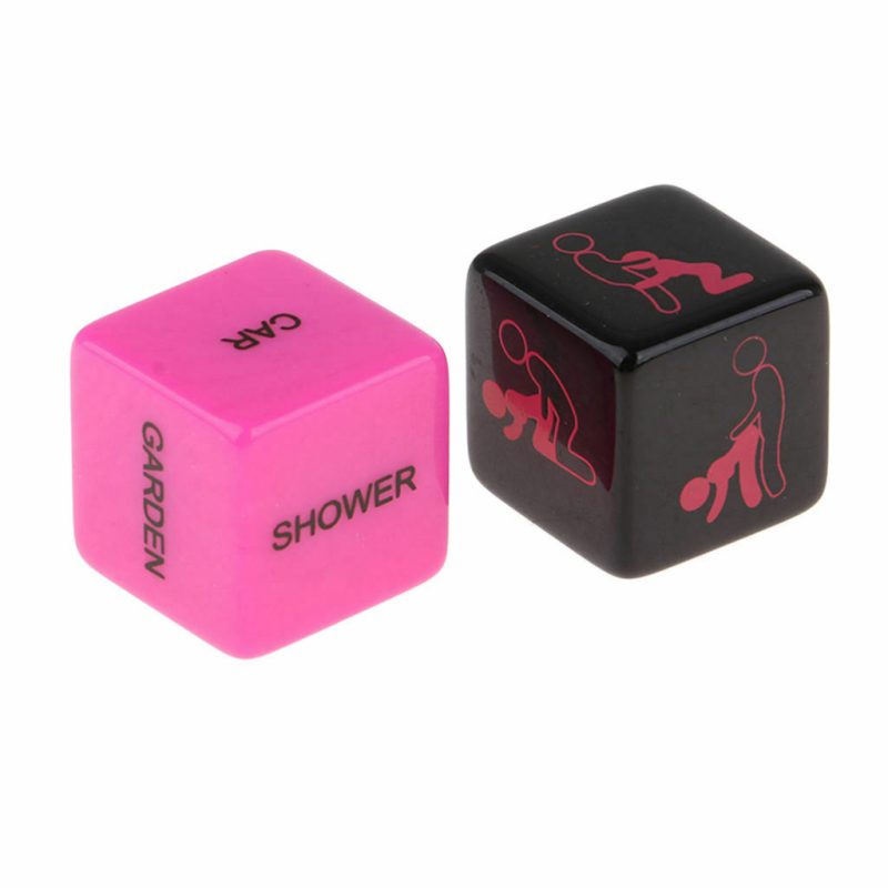 2pcs Colored Combo Sex Dice