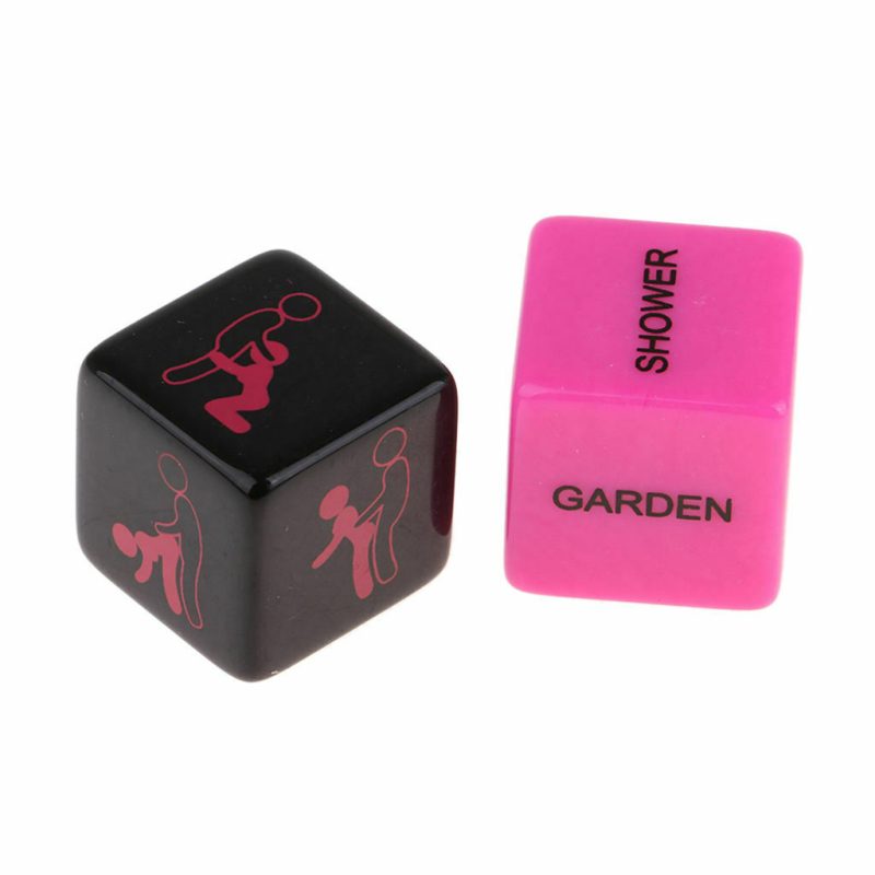 2pcs Colored Combo Sex Dice