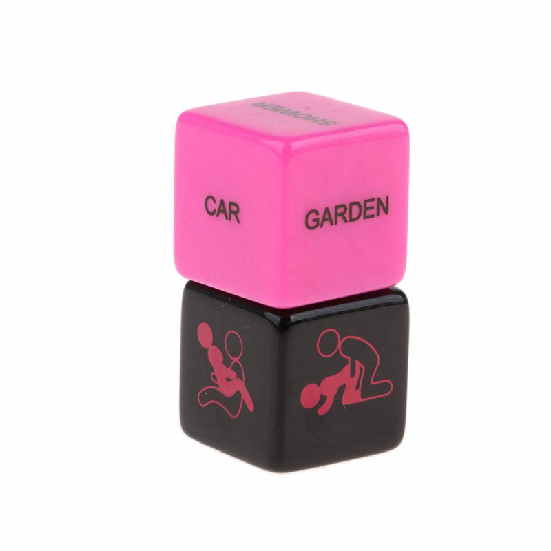 2pcs Colored Combo Sex Dice