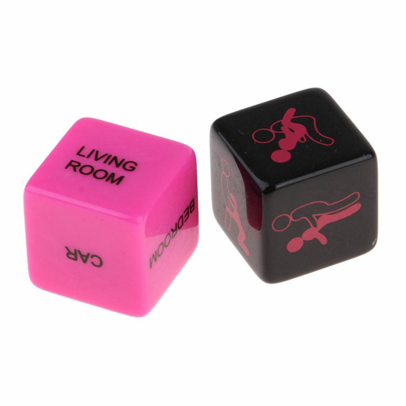 2pcs Colored Combo Sex Dice