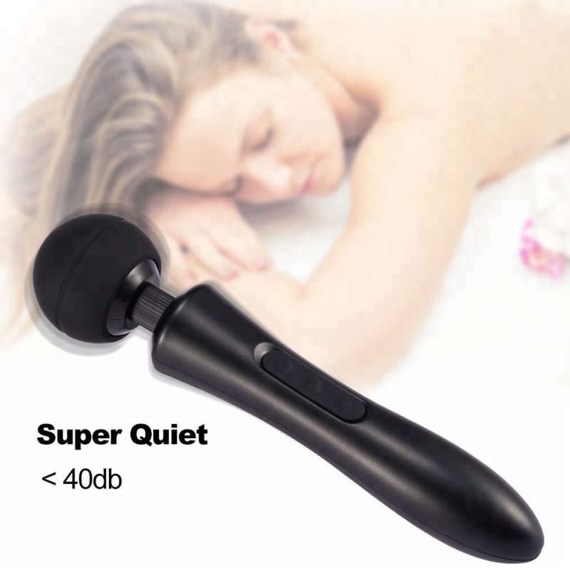 Big Magic Wand with Round head (Black)