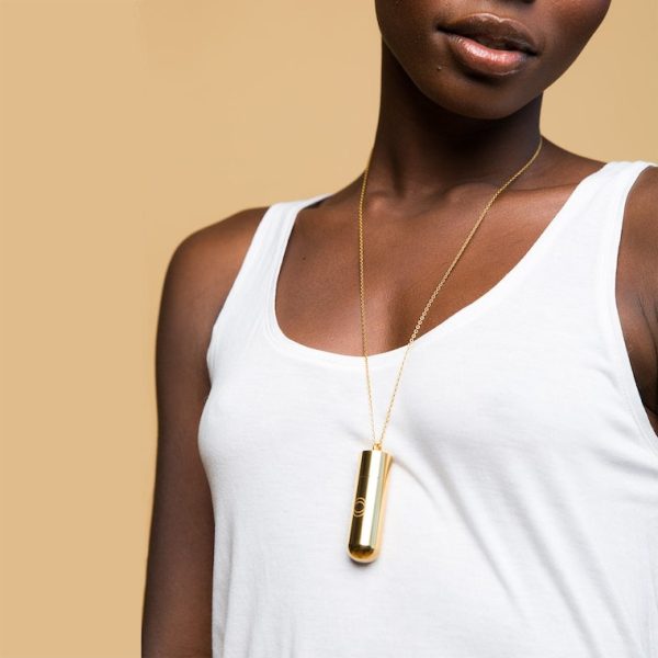 Necklace with Bullet Pendant Vibrator