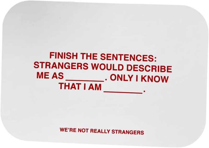 We are not Really Strangers