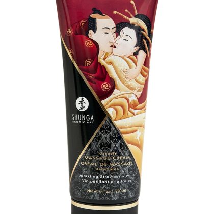 Sparkling Strawberry Wine Kissable Massage Cream-200 ml