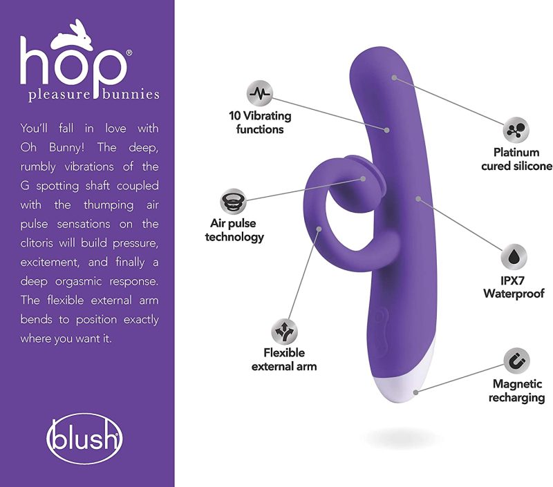 Blush Hop oh Bunny Midnight Vibrator