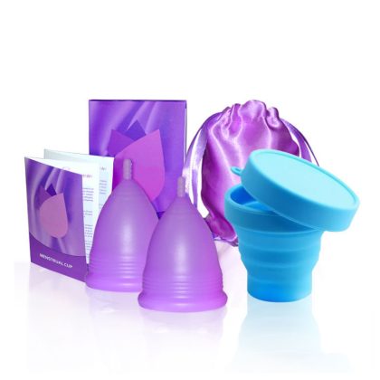 Furuize Sport Menstrual Cup with Sterilization Cup - 2pc