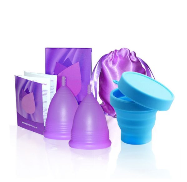 Furuize Sport Menstrual Cup with Sterilization Cup - 2pc