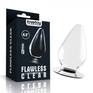 4.5" Flawless Clear Butt Plug (lovetoy)