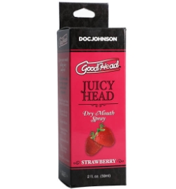 Doc Johnson Goodhead- Juicy Head, Dry Mouth Spray - Strawberry 2fl. oz / 60ml