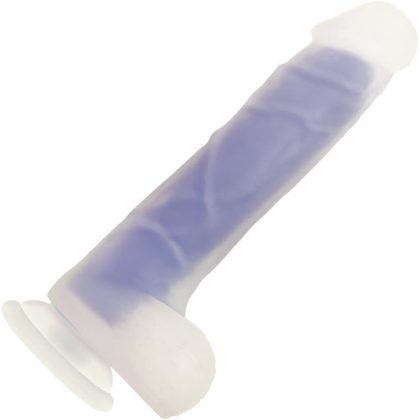 Glow in the dark Thrusting Dildo with Remote control (Purple)