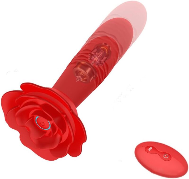 Rose Thrusting Anal Plug