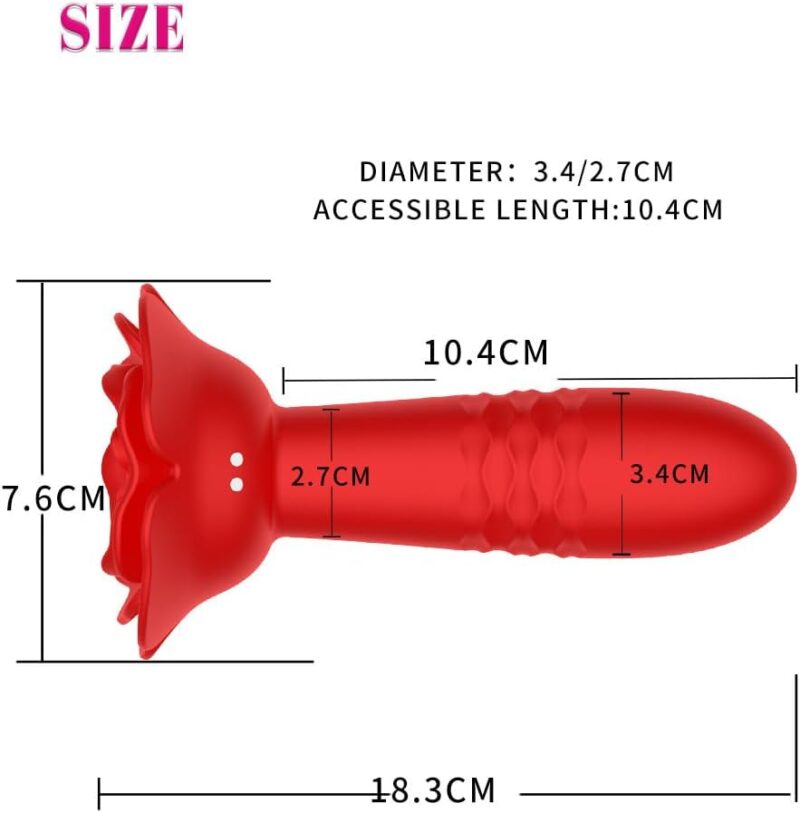 Rose Thrusting Anal Plug